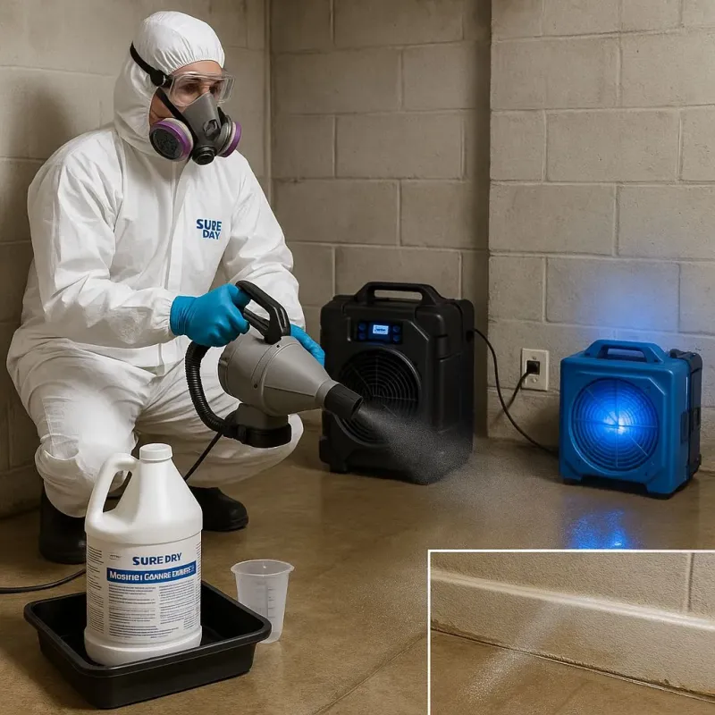 Sanitization and Odor Removal process in Smithville, OH